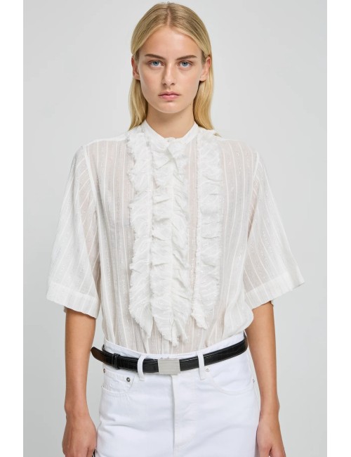 Blouse MAGRITASHORT - Blanc