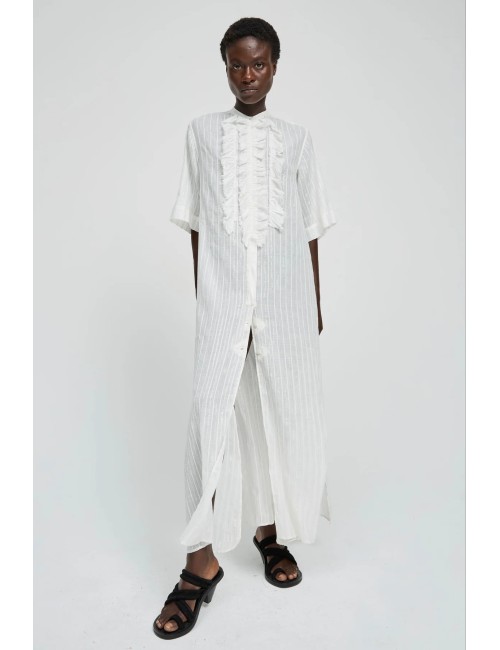 Robe MAGRITASHORT Long - Blanc