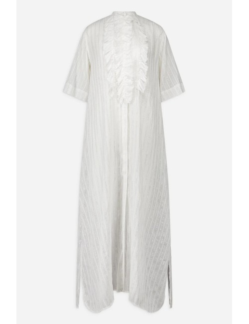 Robe MAGRITASHORT Long - Blanc