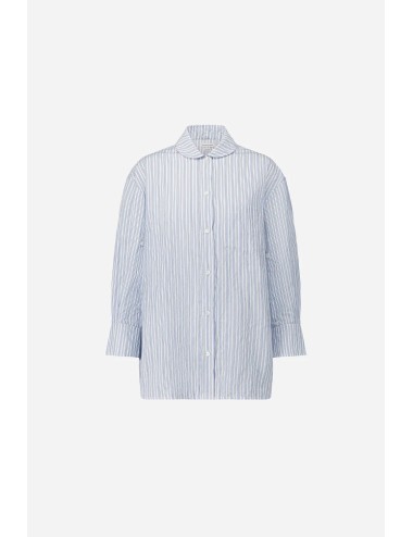 Chemise BLANDINE - Rayures, Bleu