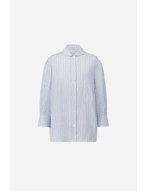 Chemise BLANDINE - Rayures, Bleu