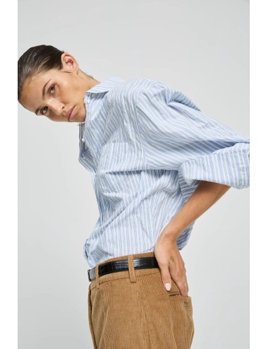 Chemise BLANDINE - Rayures, Bleu