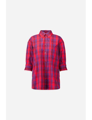 Chemise RICKA - Carreaux, Rouge, Bleu