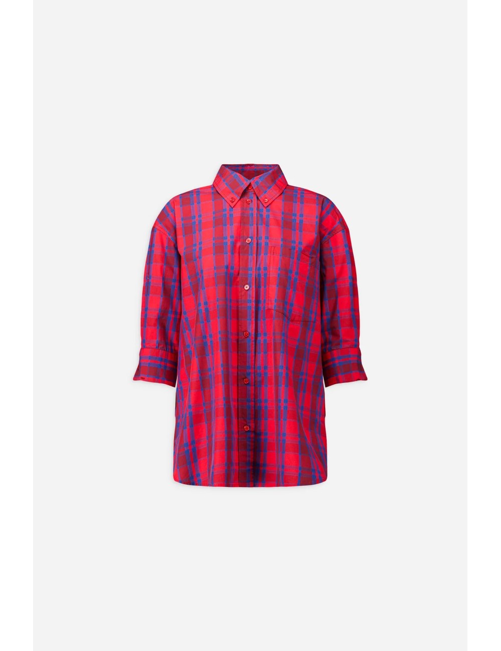 Chemise RICKA - Carreaux, Rouge, Bleu
