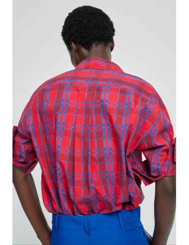 Chemise RICKA - Carreaux, Rouge, Bleu