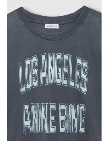 Tee-shirt cropped JOHNNY - Washed Grey