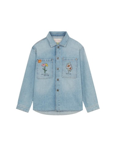 Veste Denim Brodée FLEURISTE