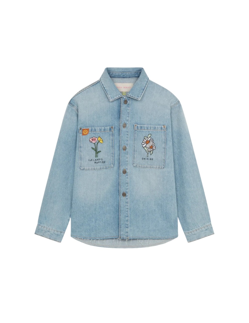 Veste Denim Brodée FLEURISTE