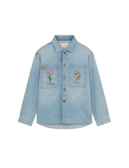 Veste Denim Brodée FLEURISTE