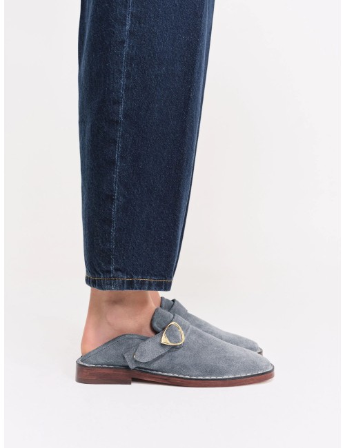 Slippers LUCCA Daim - Denim