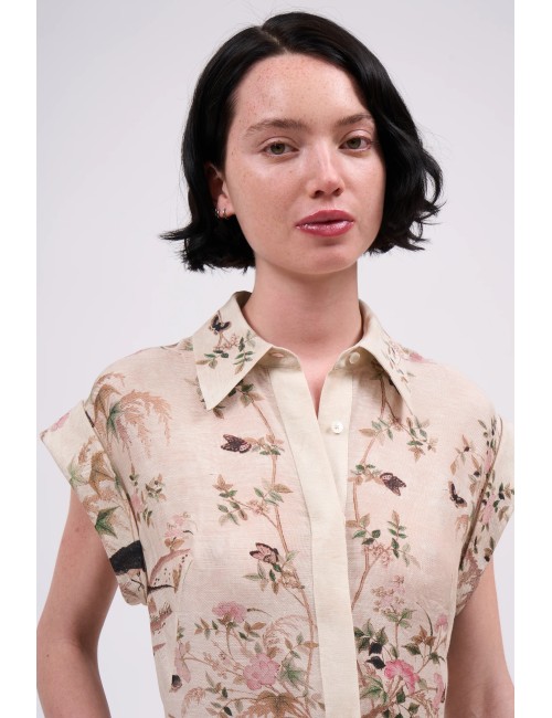 Robe chemisier HANAE - Imprimé