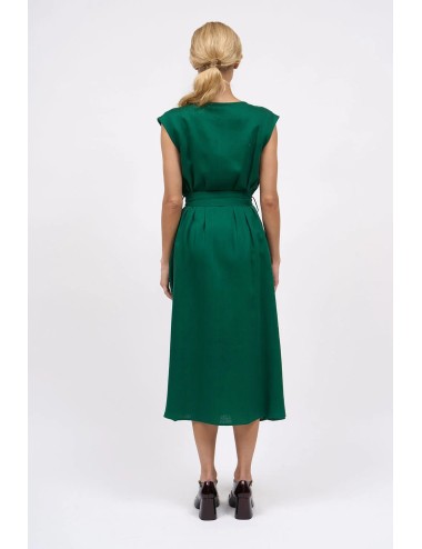 Robe midi SHANGHAI - Vert