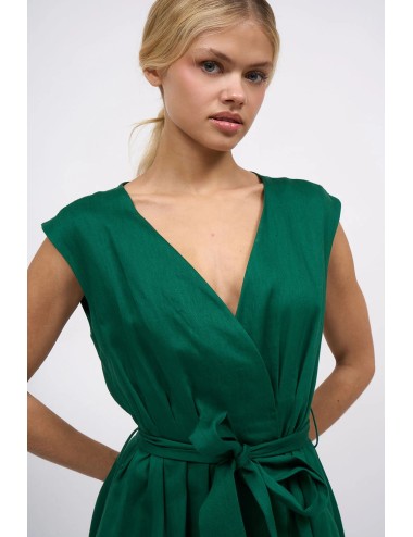Robe midi SHANGHAI - Vert