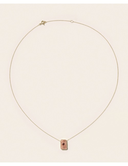 Collier DEVA - Grenat