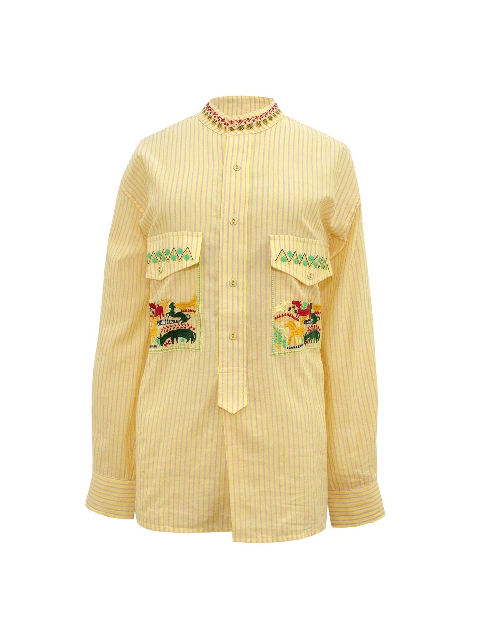 Chemise EMPOWER - Rayures Jaunes