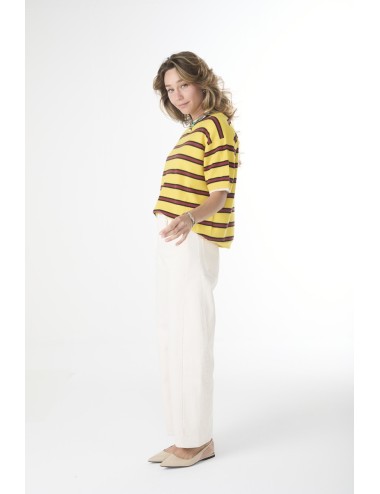 Tee-shirt ALBERTO Stripes Light - Sun