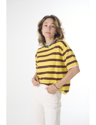 Tee-shirt ALBERTO Stripes Light - Sun