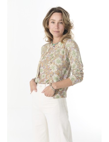 Cardigan MYOSOTIS - Imprimé Fleuri