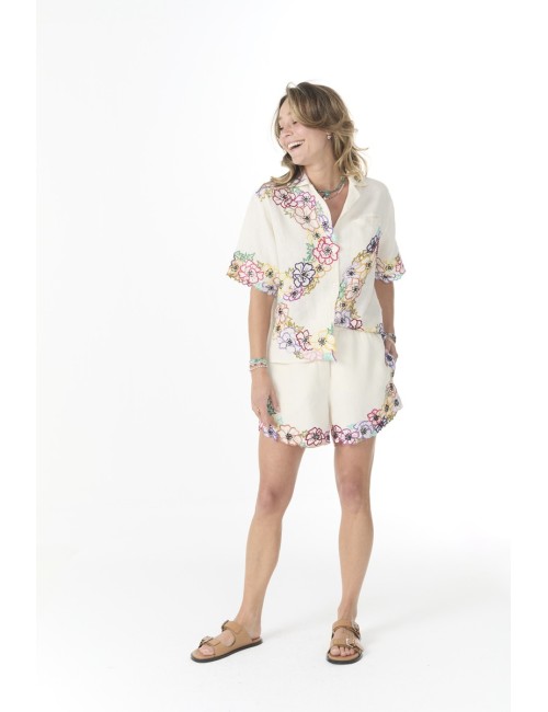Short PETILOU - Broderie