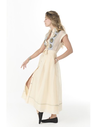 Robe-chemise HYACINTHE - Broderies