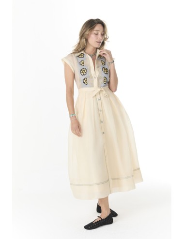 Robe-chemise HYACINTHE - Broderies