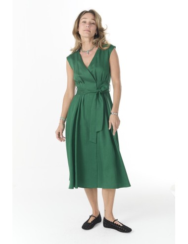Robe midi SHANGHAI - Vert
