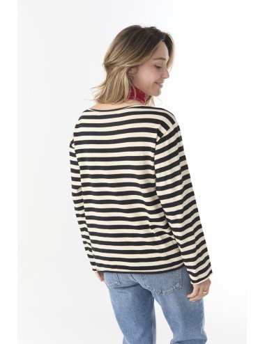 Pull SAILOR - Rayé noir