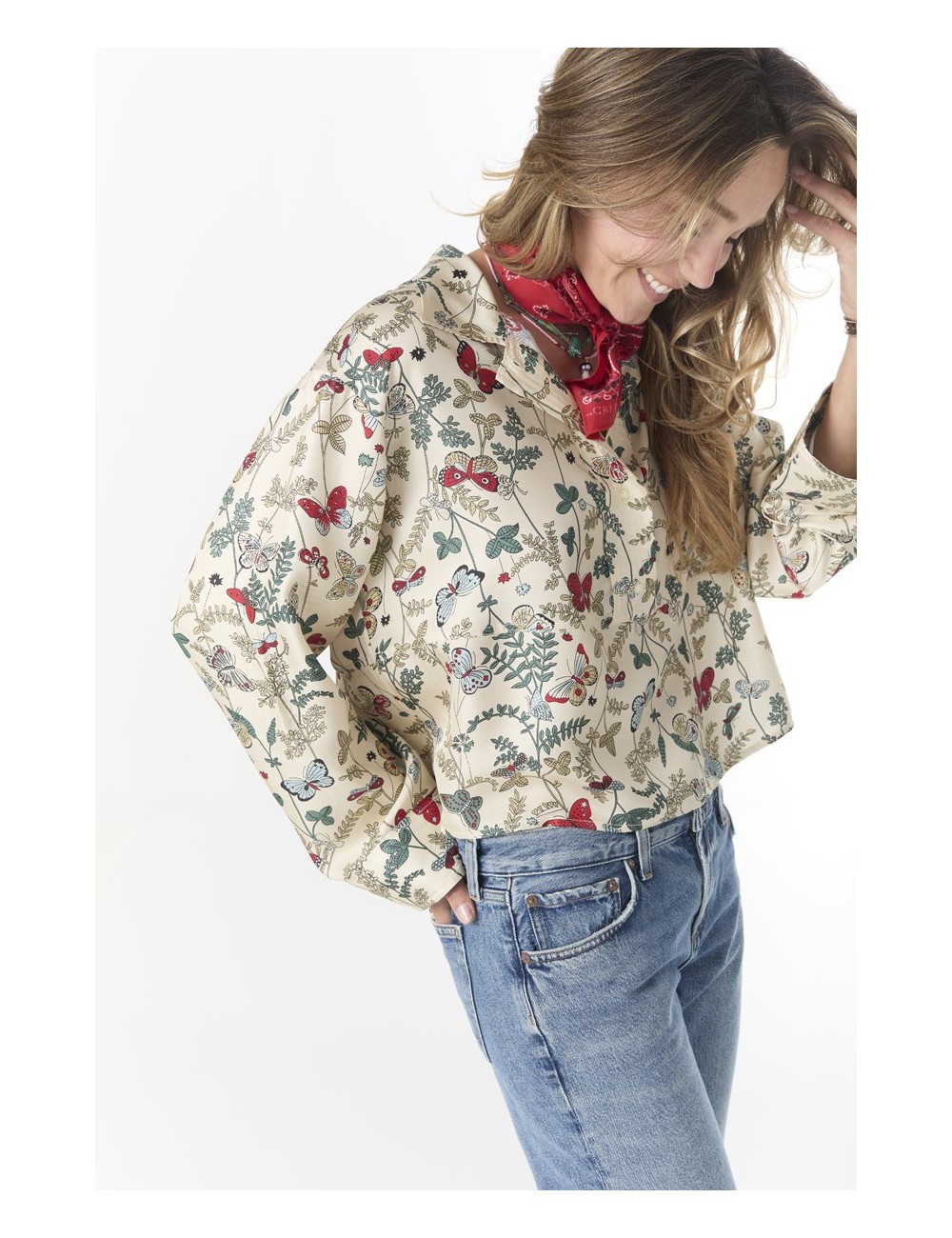Top MEADOW HENLEY - Floating Butterfly