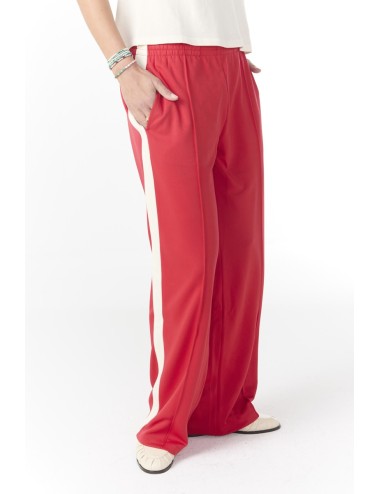 The Wilde Leg Track Pant - Poppy Red