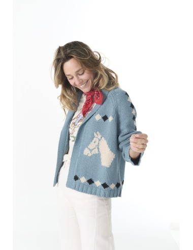 Cardigan STABLE LODGE - Blue Bell