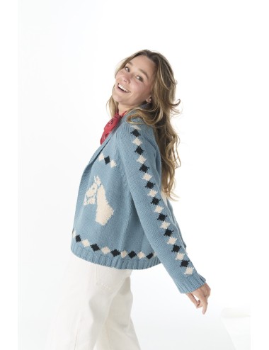 Cardigan STABLE LODGE - Blue Bell