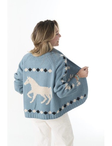 Cardigan STABLE LODGE - Blue Bell