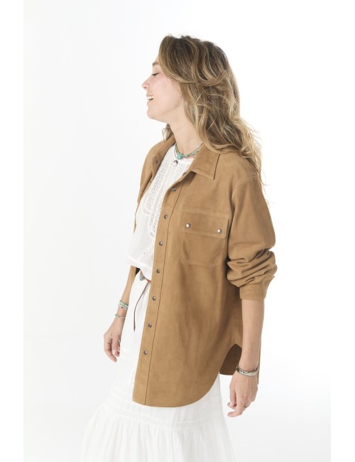 Veste TRAVELER, Daim - Golden Brown