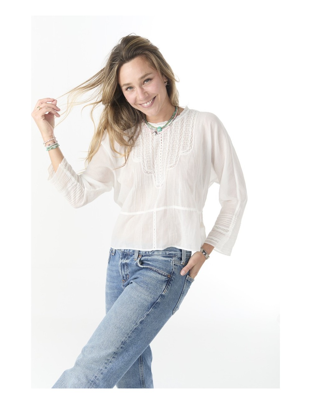 Top VICTORIAN - Blanc