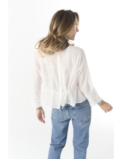 Top VICTORIAN - Blanc