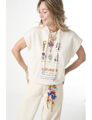 HOODIE sans Manche à Capuche