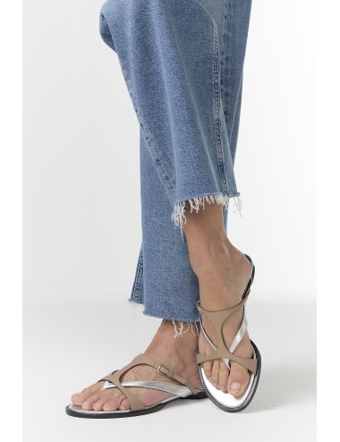 Sandales BRASILIA - Argent, Taupe