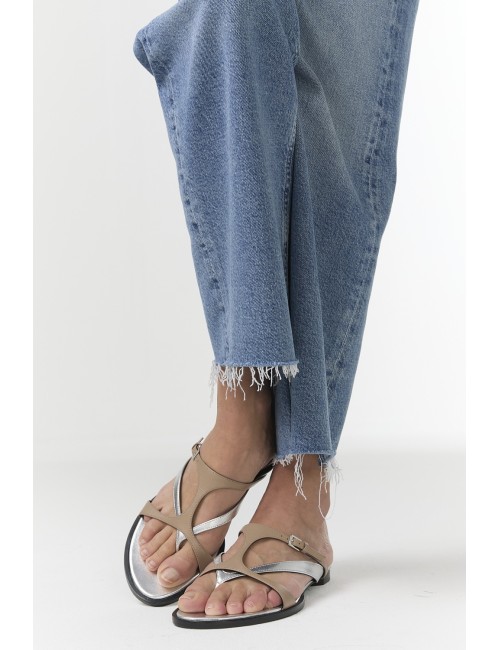 Sandales BRASILIA - Argent, Taupe