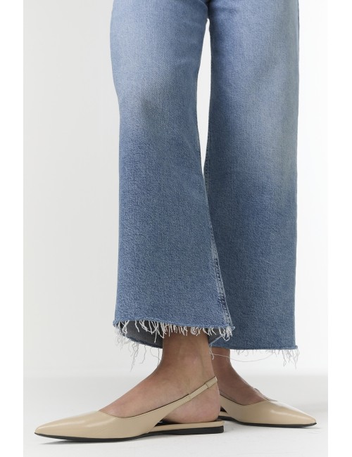 Slingback Plat STELLA - Beige clair