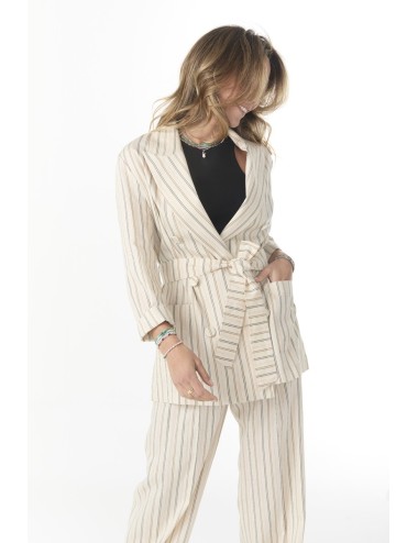 Veste BRASILIA - Crème, Rayures
