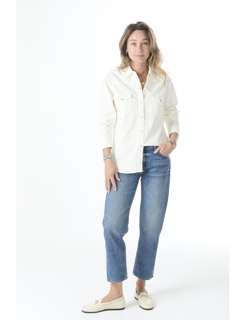 Chemise TRAVIS - Denim Cream