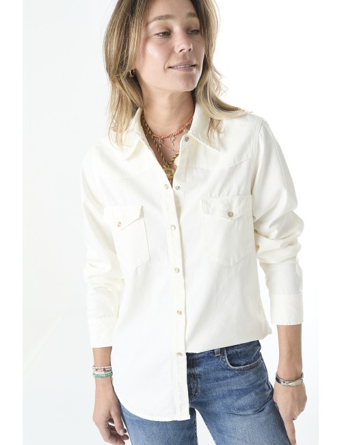 Chemise TRAVIS - Denim Cream
