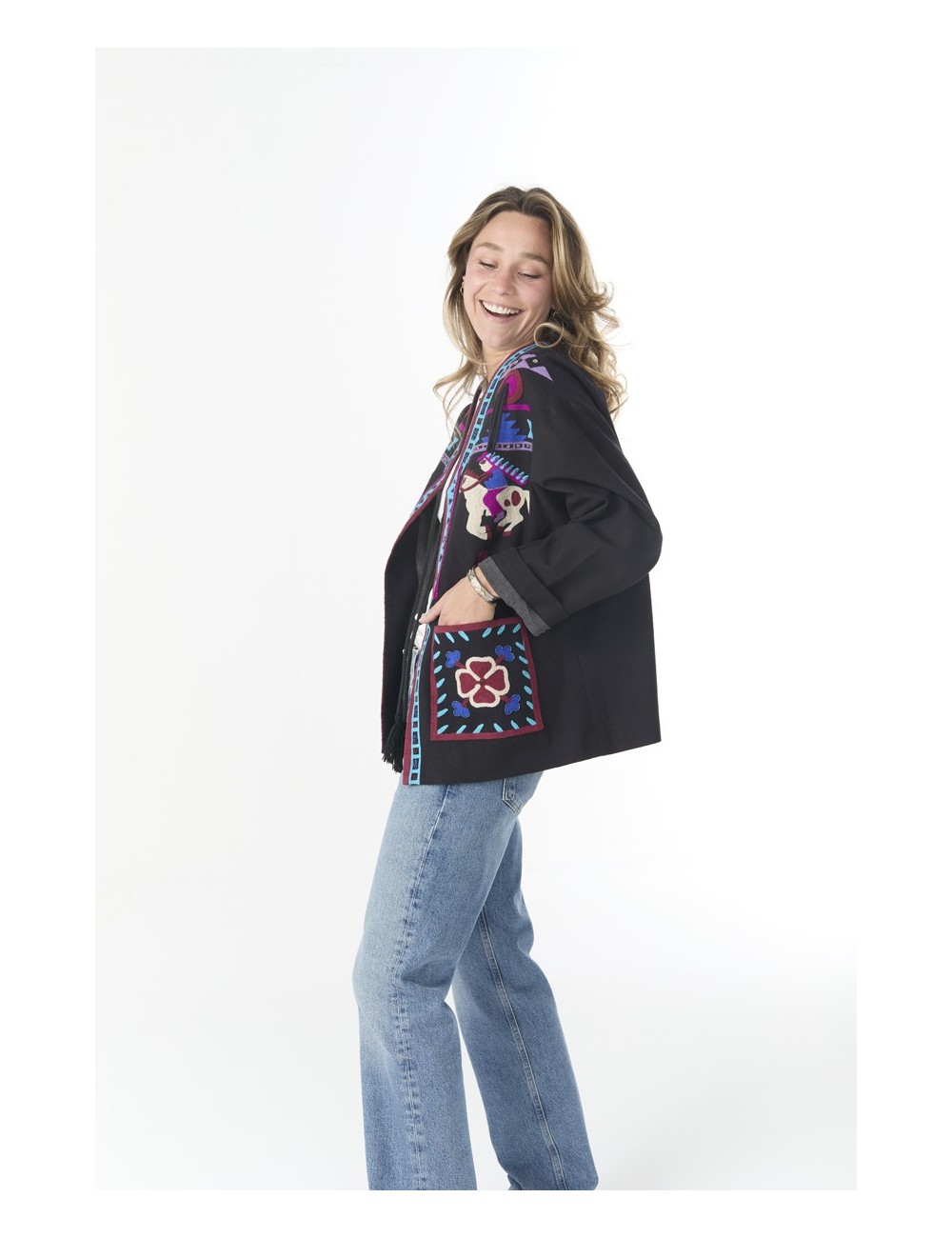 Veste DINA Western Paradise - Noir