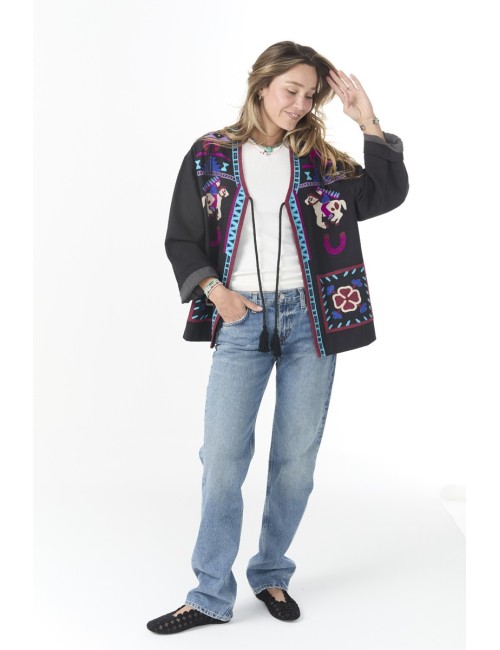 Veste DINA Western Paradise - Noir