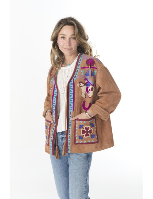 Veste DINA Western Paradise - Camel