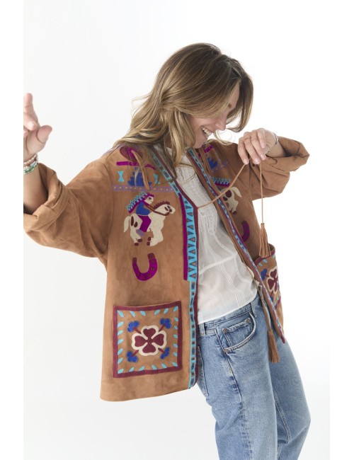 Veste DINA Western Paradise - Camel