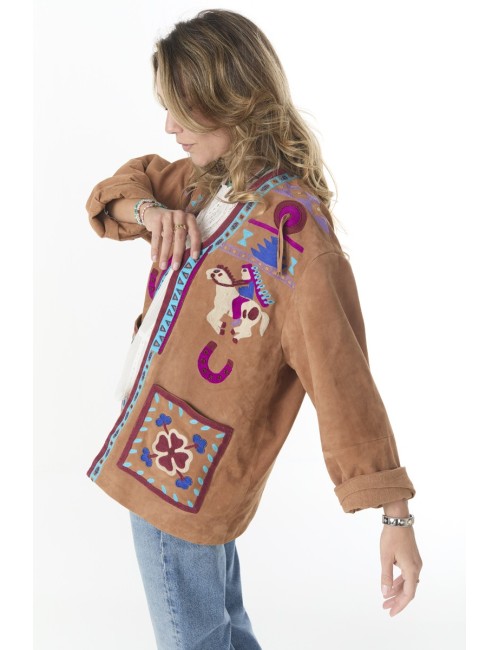 Veste DINA Western Paradise - Camel