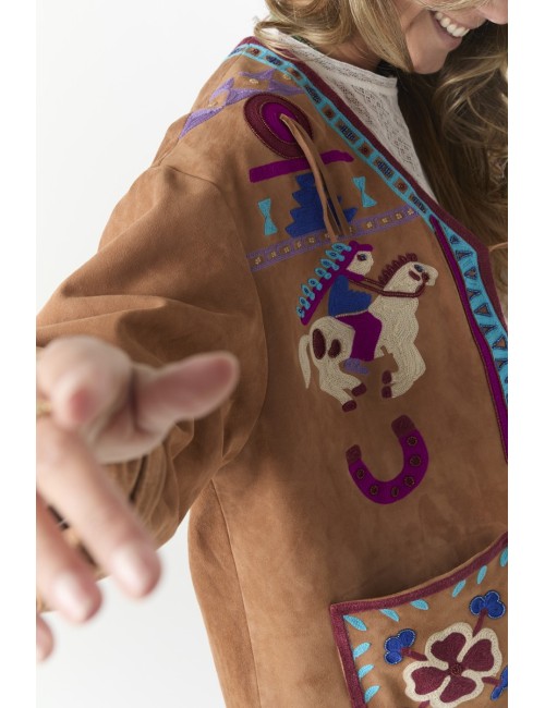 Veste DINA Western Paradise - Camel