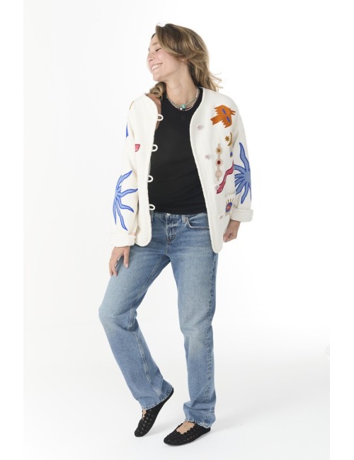 Veste DINA Funky Tarot - Blanc