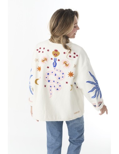 Veste DINA Funky Tarot - Blanc